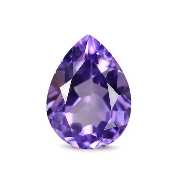 Pear Natural Amethyst Gemstones